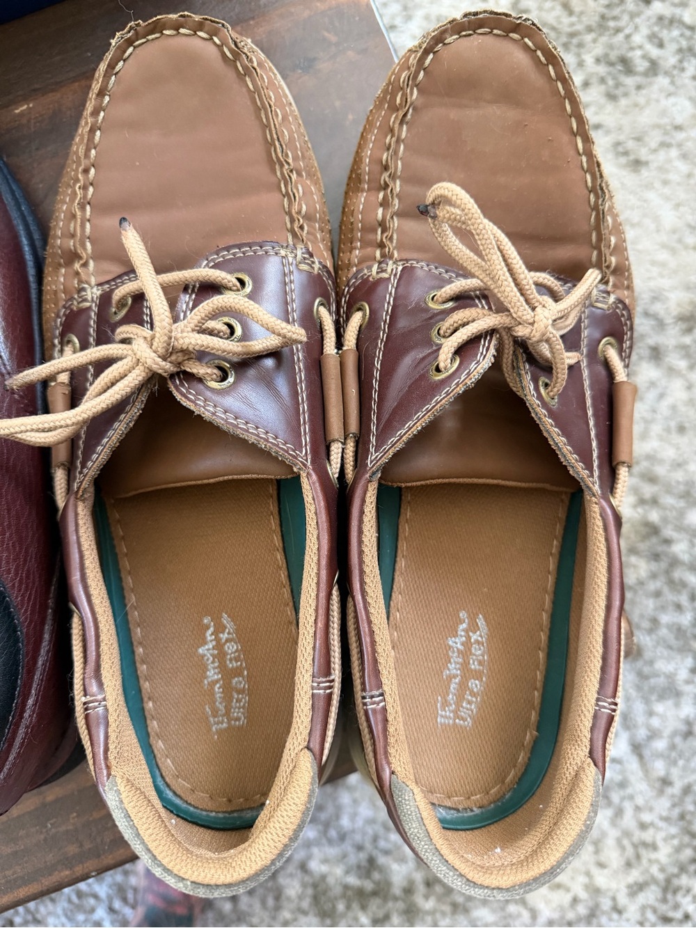 Thom McAn Ultra Flex Brown Slip-on Shoes - 11M - Picture 7 of 11